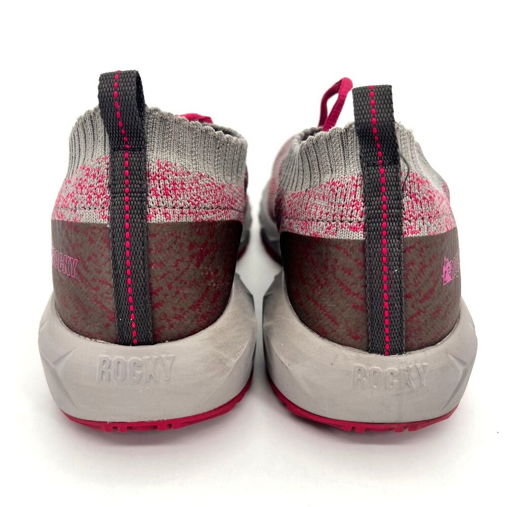 Rocky Composite Toe Slip Oil Resistant Work Shoes Womens Size 7.5M Gray Pink - Picture 3 of 16